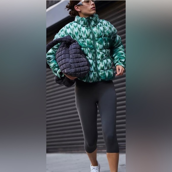 New free people FP movement Scrunchy Glossy Pippa Packable Puffer Jacket size XL - Picture 1 of 10